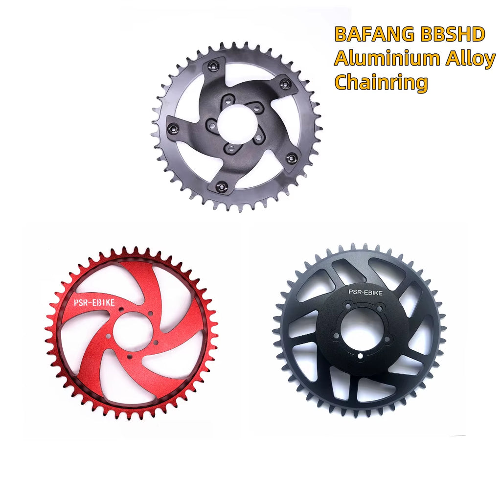 2023 Hot Sale New Design 42T/44T Aluminium Alloy Chainring for Banfang Bbshd Mid Drive Motor Kit